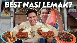 We Tried the Best Nasi Lemak in Malaysia? | Kuala Lumpur Food Tour 🇲🇾