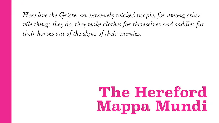 50. The Hereford Mappa Mundi.