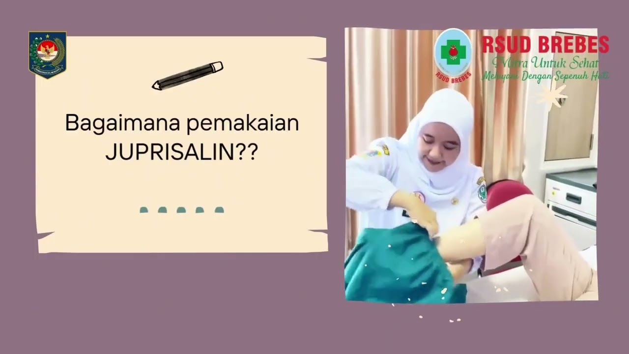 Inovasi JUPRISALIN ( baJU PRIvasi saat perSALINan) RSUD Brebes