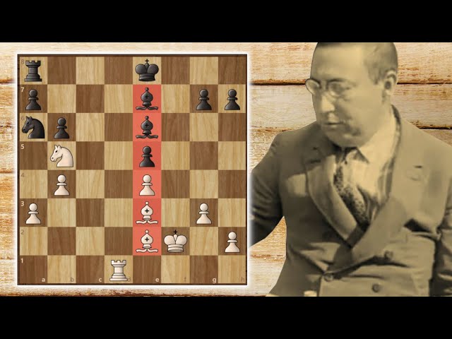 Siegbert Tarrasch vs Akiba Rubinstein (1912)