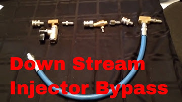 Down stream injector bypassing