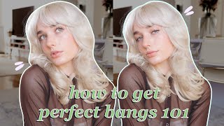 how i style my hair :3 (70's shag & bangs) + EASY AESTHETIC HAIRSTYLES