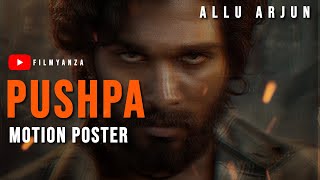 Pushpa Motion Poster  | Allu Arjun | Rashmika Mandanna | Prakash Raj | Vijay Sethupathi | AA20