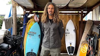 Rob Machado ReLives his Pipe Masters Win (+ Your First Look at his All New Mashup Model).
