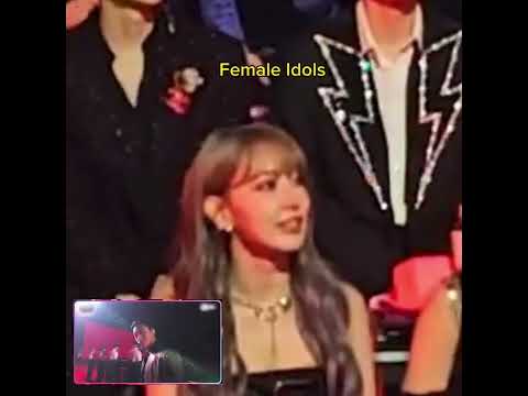 Male x Female Idols Contrast Reaction To Choi San Ateez Kpop Mama2023