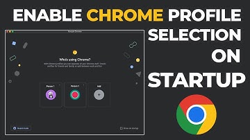 Enable Chrome Profile Selector Automatically on Startup!