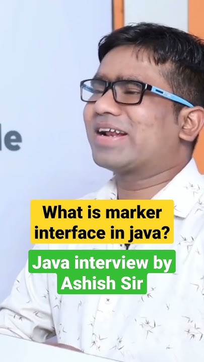 What is marker interface in java? by Ashish Sir #markerinterface # ...