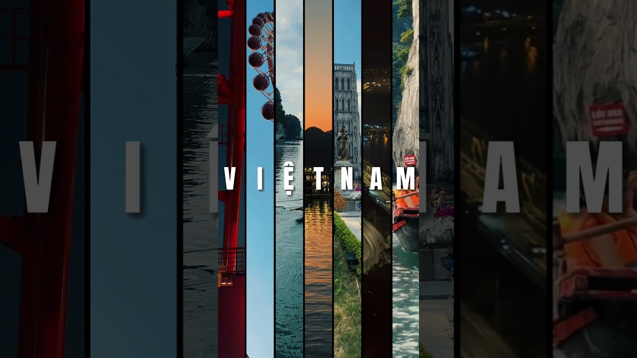 Your 24-Second Beautiful Escape to Vietnam 🇻🇳 (Ha Long Bay 🛳️ & Hanoi 🏙️) #travelinspiration