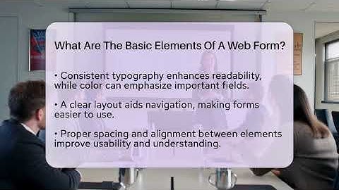 What Are The Basic Elements Of A Web Form? - Graphic Design Nerd
