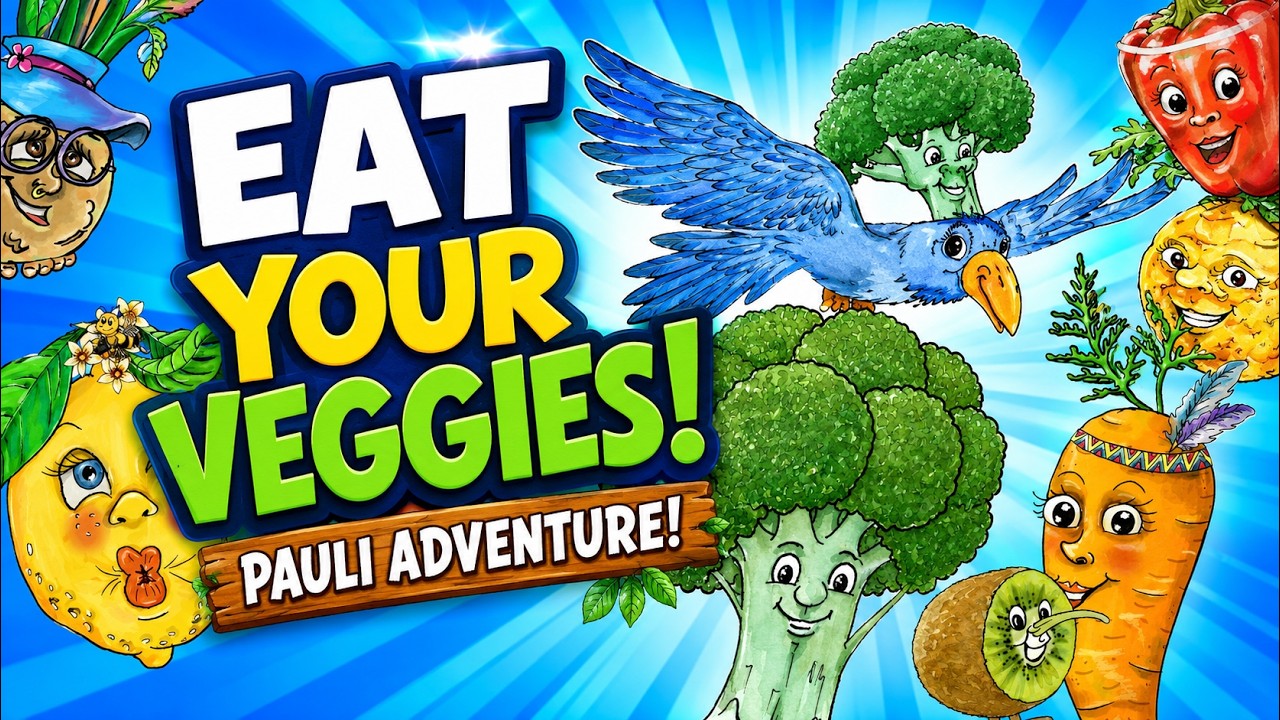 Pauli Broccoli's Adventure Song: Eat All Your Veggies! | Healthy Food Music For Kids