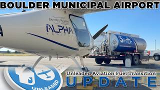 Boulder Municipal Airport Unleaded Aviation Fuel Ribbon Cutting