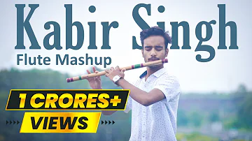 Kabir Singh love flute Mashup  cover by Divyansh Shrivastava/instrumental/bekhayali flute cover