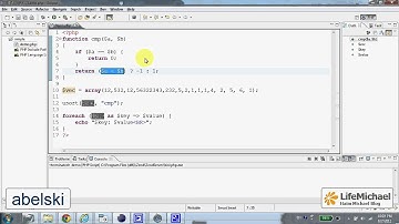 The usort Function in PHP