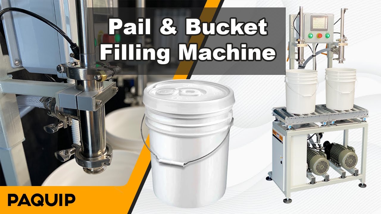 Pail Filling Machine Dual 5 gallon (20l) bucket XPG200 YouTube