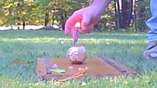 EXPLODING a PUMPKIN with GUNPOWDER