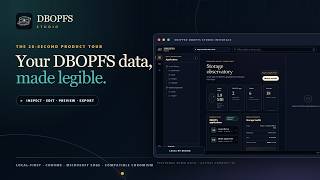 DBOPFS Studio 0.1 - Your DBOPFS Data, Made Legible