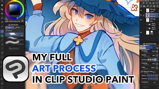 Making Art Start To Finish In Clip Studio Paint 2023 Update