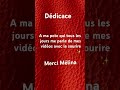 Merci Mélina !!