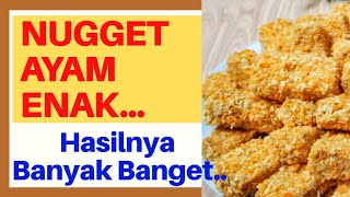 Resep NAGET AYAM KEJU paling enak dan paling mudah anti gagal. 