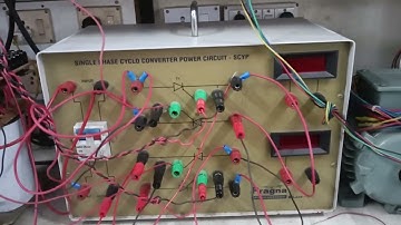 Single Phase Cyclo Converter Full Experiment #ElectricalEngineering #KITSWarangal