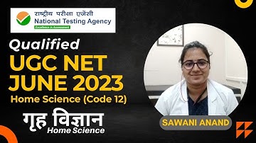 Qualified UGC NET Home Science June 2023 | NET JRF Home Science | UGC NET Result - Success Story
