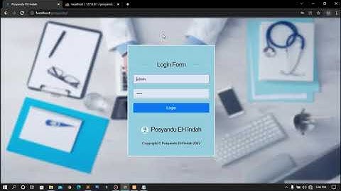 Free Download Source Code Aplikasi Posyandu Berbasis Web