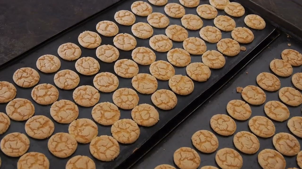 餅乾生產！獨特的台灣手工餅工廠, 60年老店, 嘉義美食 / Amazing Taiwan Handmade Cake Factory - Taiwanese Street Food