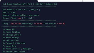 Autoscript free Open vpn - websocket - 2026