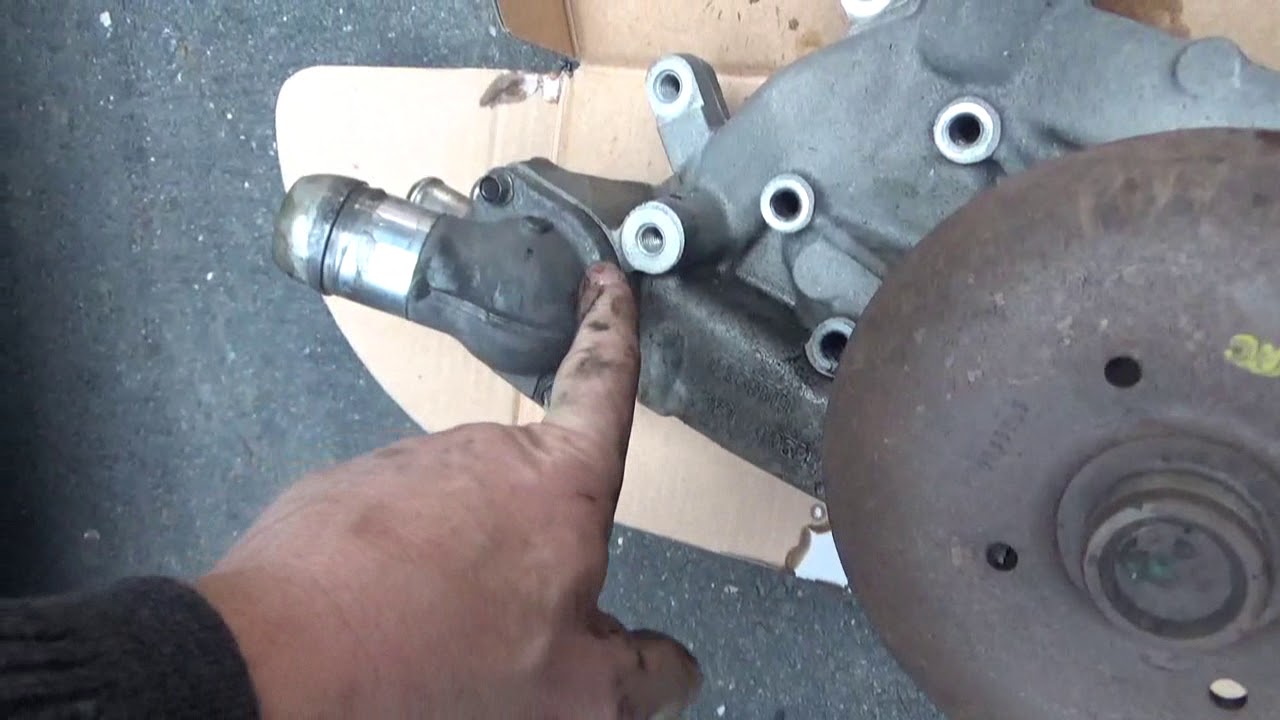 2005 Chevy Suburban Water Pump Thermostat Replacement Youtube