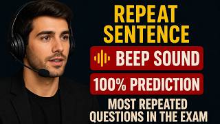 🎯PTE Academic & Core Repeat sentence | 100% Real Exam Questions | Must Practice for 2026!