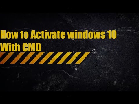 activate windows 10 cmd