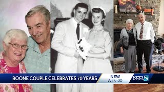 Boone couple celebrating 70 years shares secret to long, happy marriage