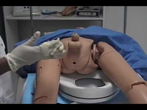 colocacion de sonda vesical en hombres video