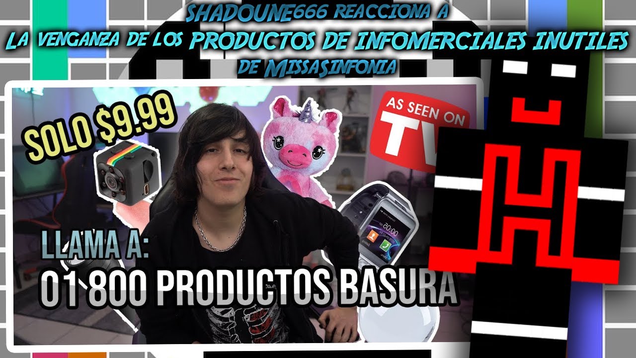 SHADOUNE666 reacciona a La venganza de los PRODUCTOS DE INFOMERCIALES INUTILES de MissaSinfonia 😂🤣