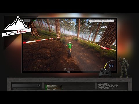 Descenders - Petite séquence de gameplay en forêt