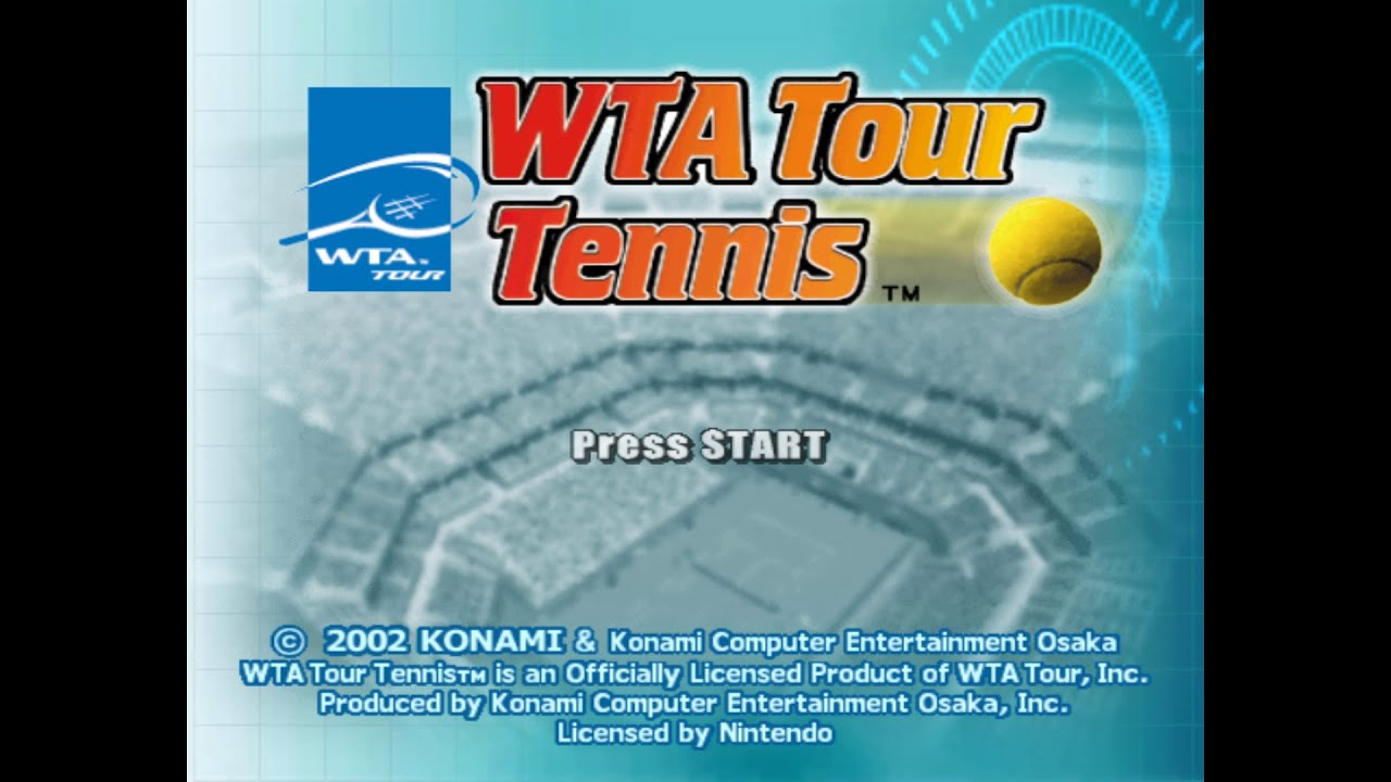 WTA Tour Tennis (WTA ツアーテニス). GameCube - Konami. (2001)