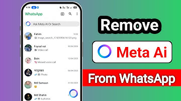 How To Remove Meta Ai from WhatsApp Working New  Method (2025),