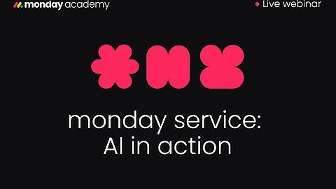 monday service: AI in action