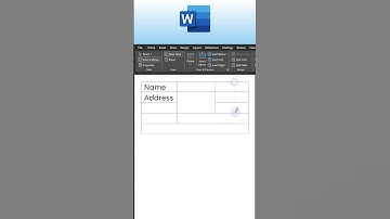 Stop using Merge and Split cells in #msword  #tables - Use Draw and Erase #shorts
