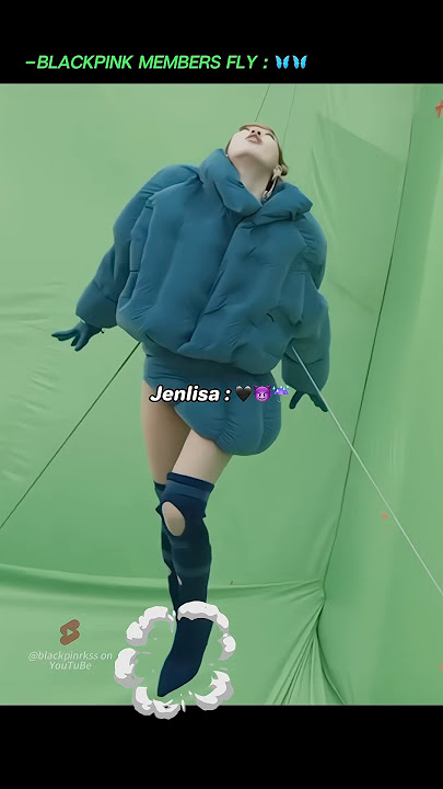 The difference in BLACKPINK members' flying!! 🧚💨 #blackpink