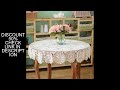 Handmade Crochet Tablecloth Nice Hand Crochet Dinner Round Table Cloth 100% Cotton Many Size Availab