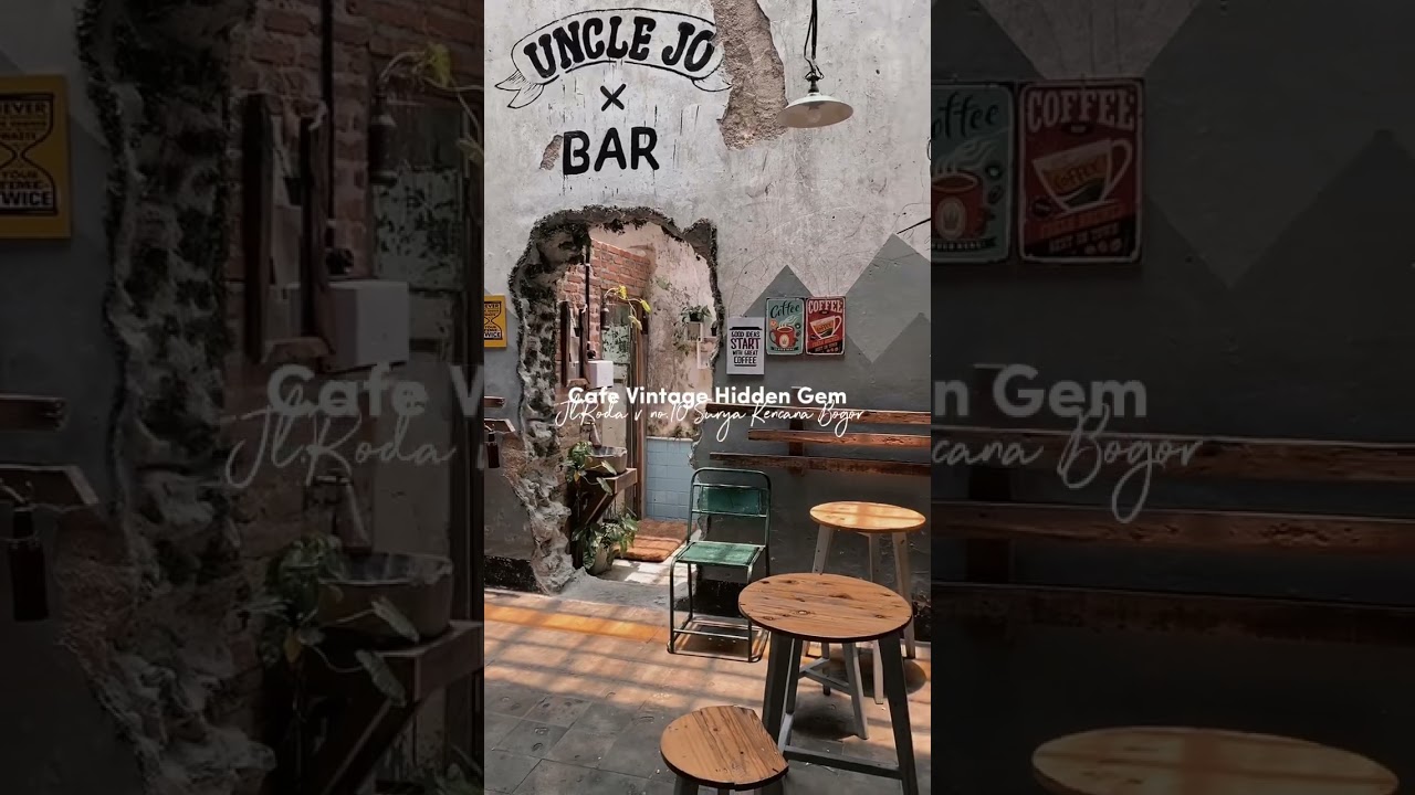 Cafe vintage di suryakencana bogor #cafe #cafebogor #unclejoxbar #cafeaesthetic