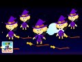 Five Little Witches | The Witches Song for Kids | Scary Nursery Rhymes and Baby Songs with Kids Tv