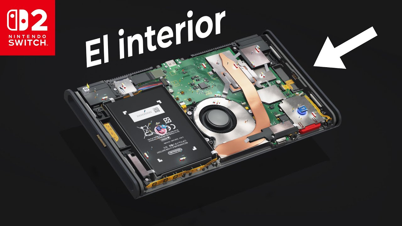 ¿Cómo es un Nintendo Switch 2 por dentro? - YouTube