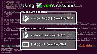 Celebrity Using vim's sessions Profile