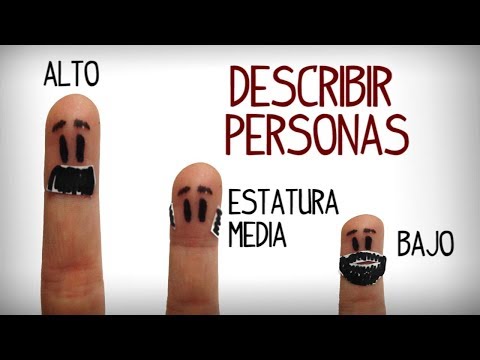 How to describe people in Spanish, describing appearance