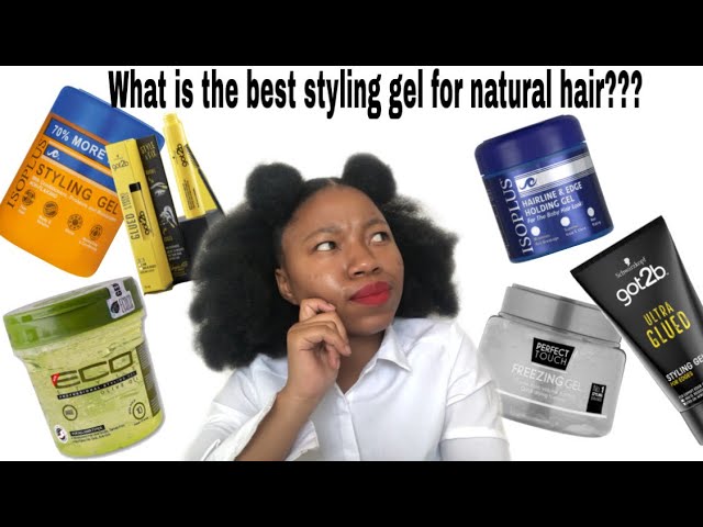 How to| The best styling gel for natural hair | edges, baby hair | braids  |South African YouTuber - YouTube