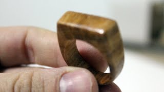 How to make a wooden ring easy - Small Wooden Gift Ideas