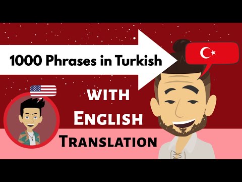 1000 Short TURKISH Phrases - Speak like a Native - IMPROVE your VOCABULARY