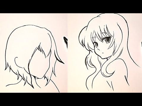 Como desenhar cabelo de anime – Passo a passo - GD Artes